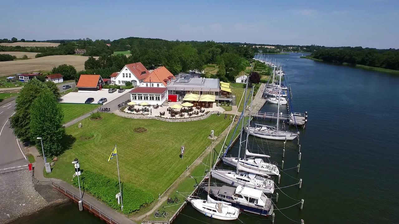 Hotel Faehrhaus Missunde Brodersby-Goltoft Esterno foto